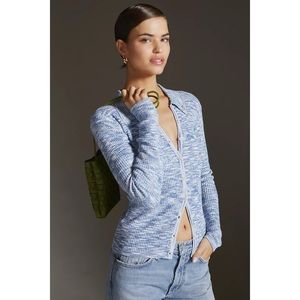 Anthropologie Scotch & Soda Summer Edition Collared Cardigan sz S